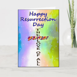 Happy Resurrecrection Card Feiertagskarte