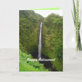 Happy Retirement, Akaka Falls, Hawaii, Card Karte