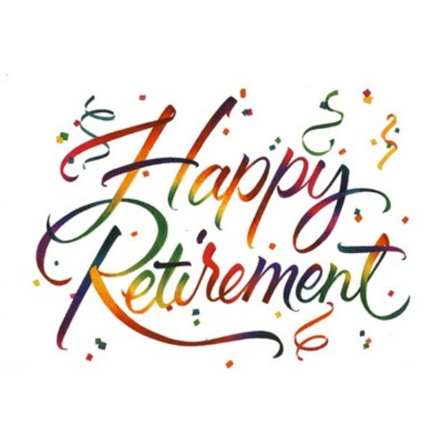Happy Retirement Armbanduhr (Happy Retirement Lettering surrounded by confetti!)