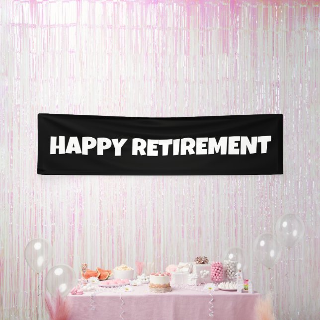 HAPPY RETIREMENT BANNER (Party)