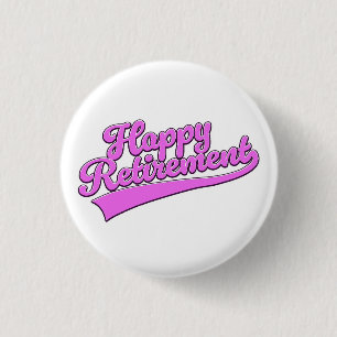 Happy Retirement Button