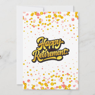 Happy Retirement Card Einladung