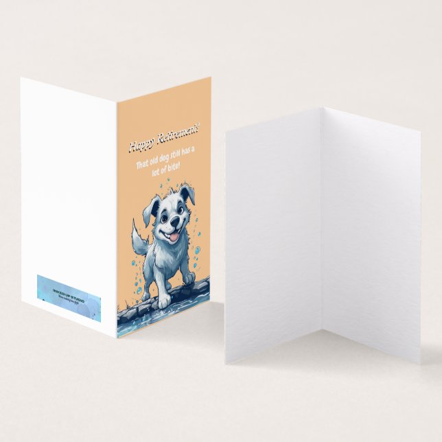 Happy Retirement Card Funny gratuliert (Innenseite und Außenseite)