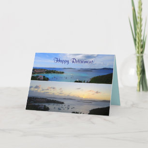 Happy Retirement, Cruz Bay Collage, St. John Karte