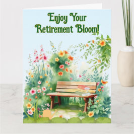 Happy Retirement für einen Gärtner Lover Karte