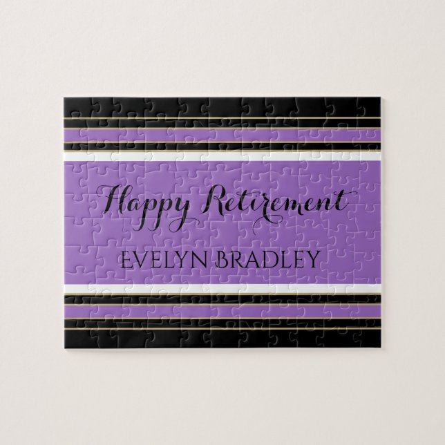 Happy Retirement Jigsaw Puzzle (Horizontal)