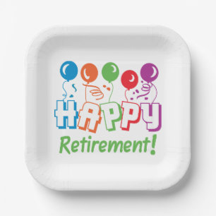 Happy Retirement Pappteller