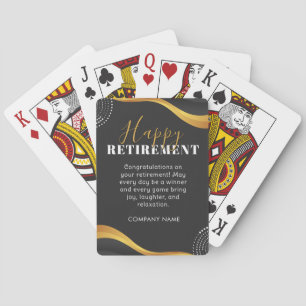 Happy Retirement Playing Cards   Finanzierung Spielkarten