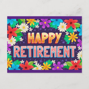 Happy Retirement Postkarte