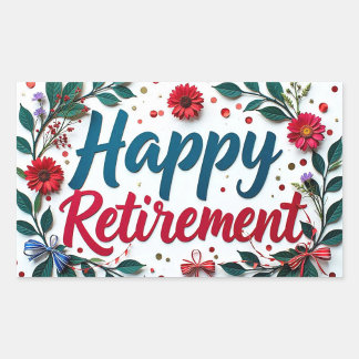  Happy Retirement Sticker