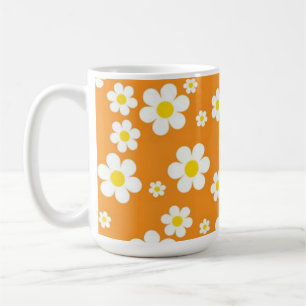 Happy Retro Blume Kaffee Tasse! Kaffeetasse