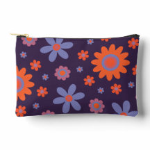 Happy Retro Blume Niedlich 70er Hippie Daisy Patte