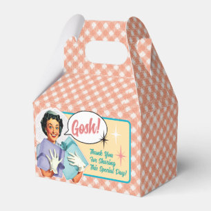 Happy Retro Bride Brautparty Gevor Box Geschenkschachtel