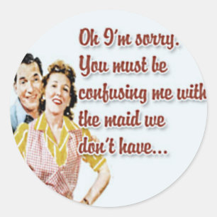 Happy Retro Hausfrau Stickers 2