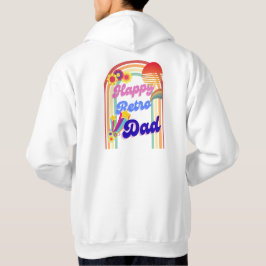 Happy Retro Vater Hoodie