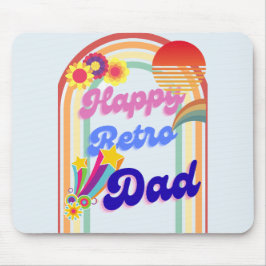 Happy Retro Vater Mousepad