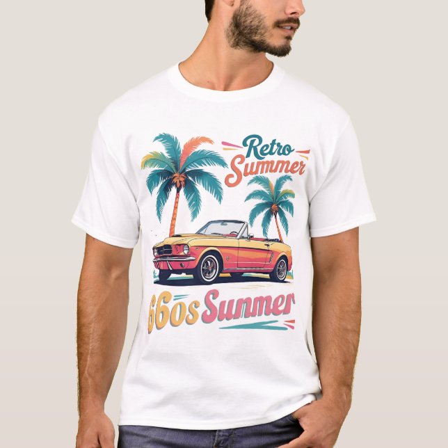 Happy Rides 60er Sunset T-Shirt (Vorderseite)
