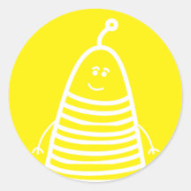 Happy Robot Emotion Aufkleber!