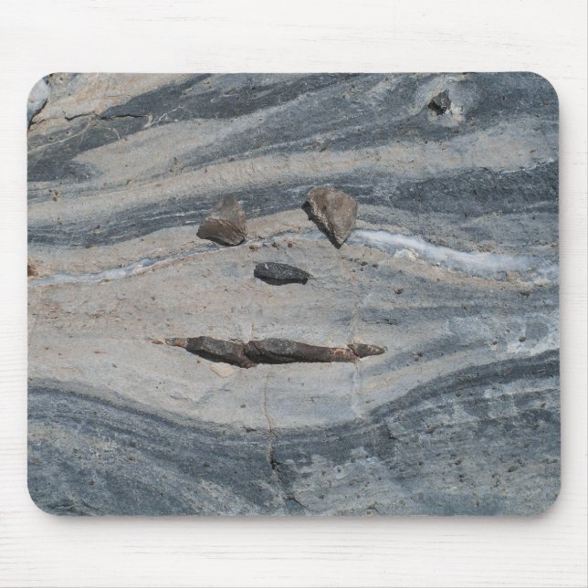 Happy Rock Face Mousepad (Vorne)