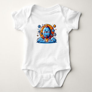 Happy Rocket Adventure Baby Strampler