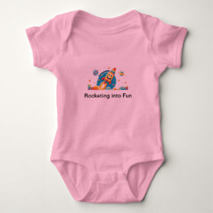 Happy Rocket Blade Off Baby Strampler