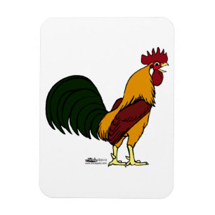 Happy Rooster Magnet
