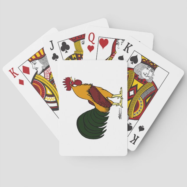 Happy Rooster Spielkarten (Rückseite)