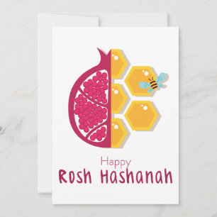 Happy Rosh Hashanah Happy New Year Holiday Mitteilungskarte