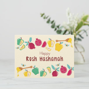 Happy Rosh Hashanah Honey & Apple Einladung