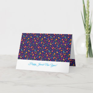 Happy Rosh Hashanah Jüdisches Neujahr Gruß Karte