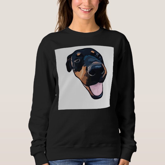 Happy Rottweiler 35 Sweatshirt (Vorderseite)