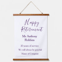 Happy Ruhestand hinzufügen Namen Jahre des Dienste