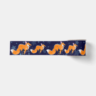 Happy Running Fox Ribbon Ripsband