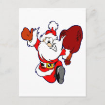 Happy Running Santa