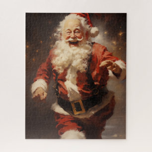 Happy Running Santa Puzzle