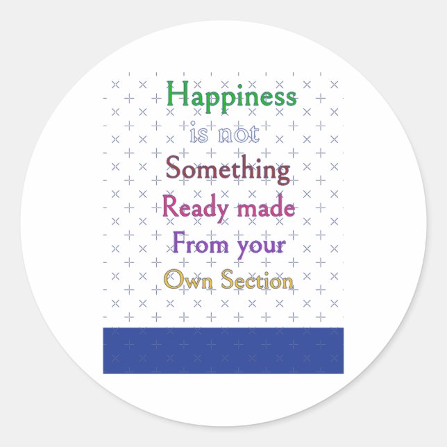 Happy S Sticker (Vorderseite)