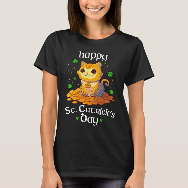 Happy Saint Catrick's Day St Patricks Irish Leprec T-Shirt (Vorderseite)