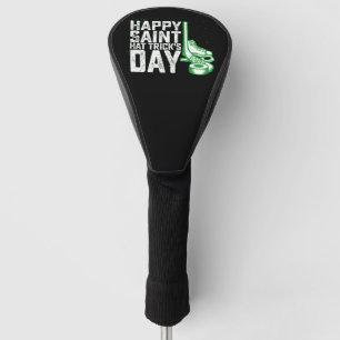 Happy Saint Hat Trick's Day Ice Hockey St Patricks Golf Headcover