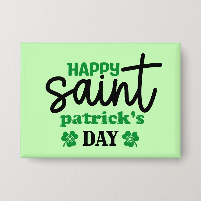 Happy Saint Patrick's Day-59889 Button (Vorderseite)