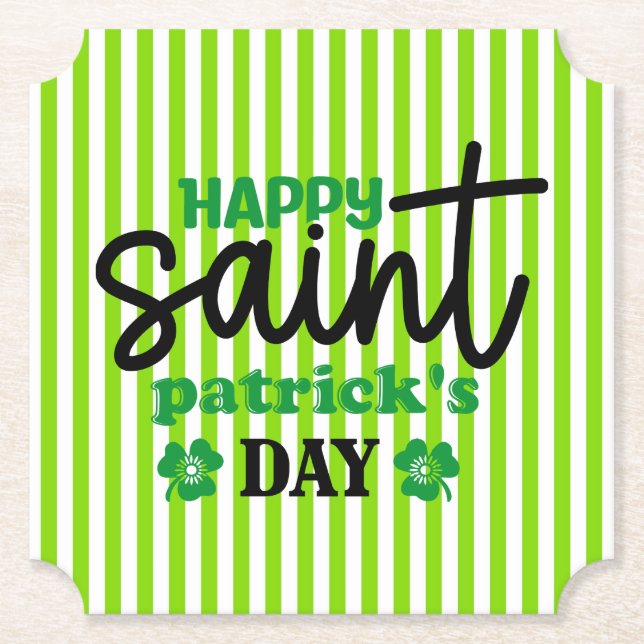 Happy Saint Patrick's Day-59889 Untersetzer (Vorderseite)