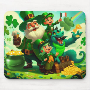 Happy Saint Patrick's Day bunt Mousepad