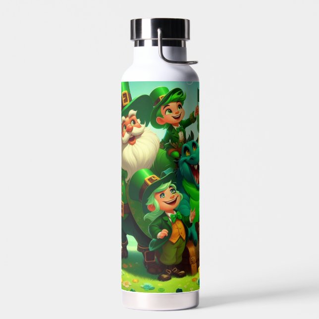 Happy Saint Patrick's Day bunt Trinkflasche (Links)