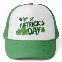 Happy Saint Patrick's Day Green Trucker Hat
