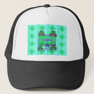 Happy Saint Patrick's Day Hakuna Matata Kunstdruck Truckerkappe
