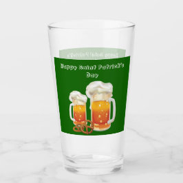 Happy Saint Patrick's Day Irish Beer Glass Glas