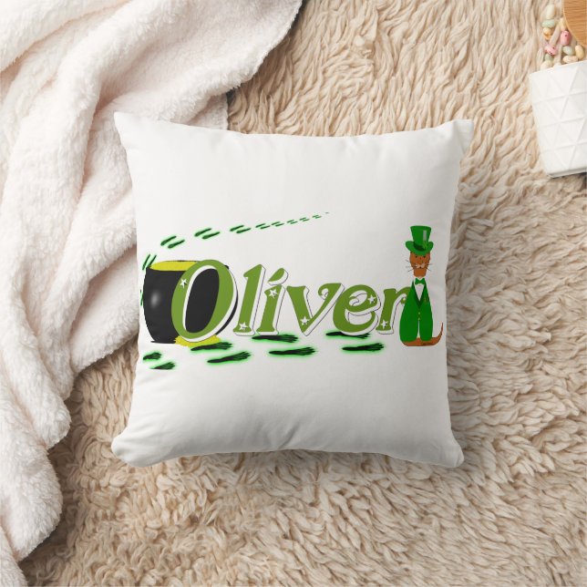 Happy Saint Patrick's Day Oliver Cube Kissen (Decke)