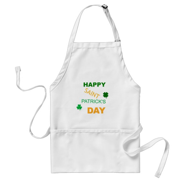 Happy Saint Patrick's Day Schürze (Vorne)