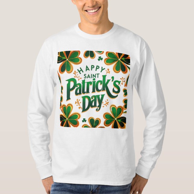 Happy Saint-Patrick's Day T-Shirt (Vorderseite)