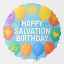 Happy Salvation Birthday Balloon