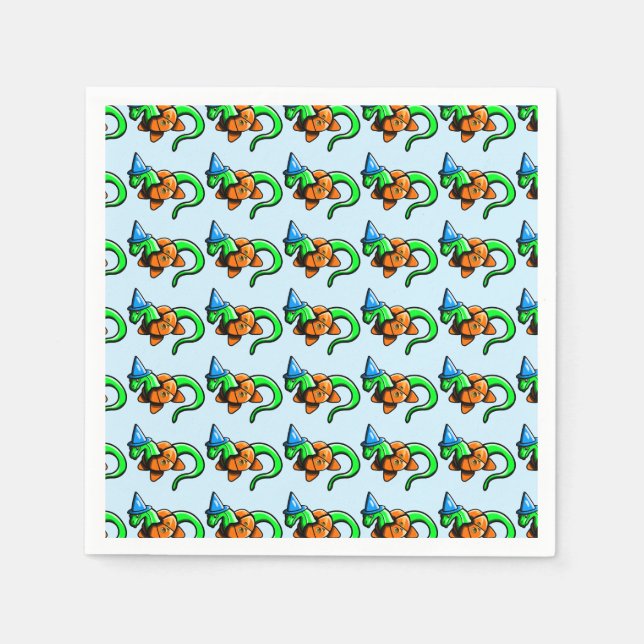 Happy Samhain! Serviette (Vorderseite)